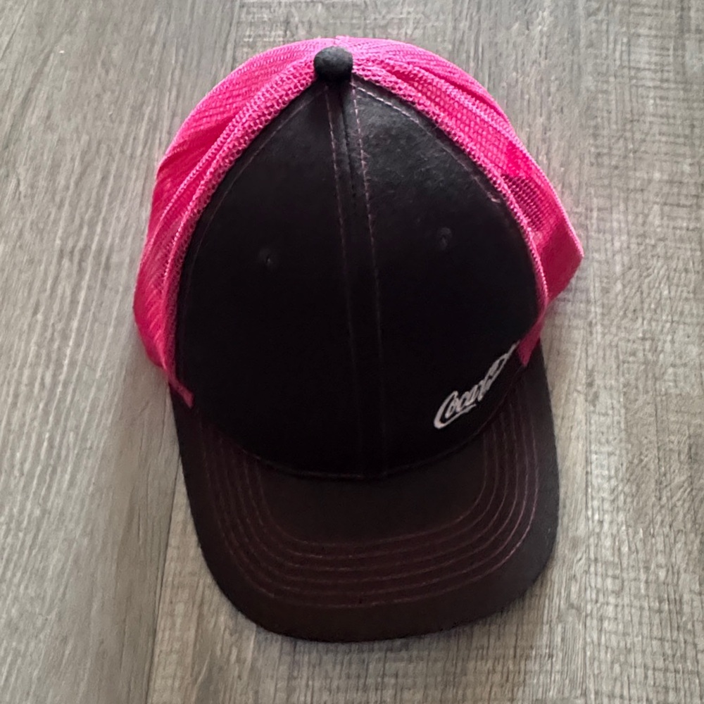 Coca Cola Hat in Pink and Black